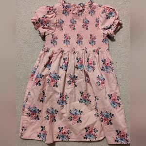 Janie and Jack Hannah Floral Smocked Dress Girls 6